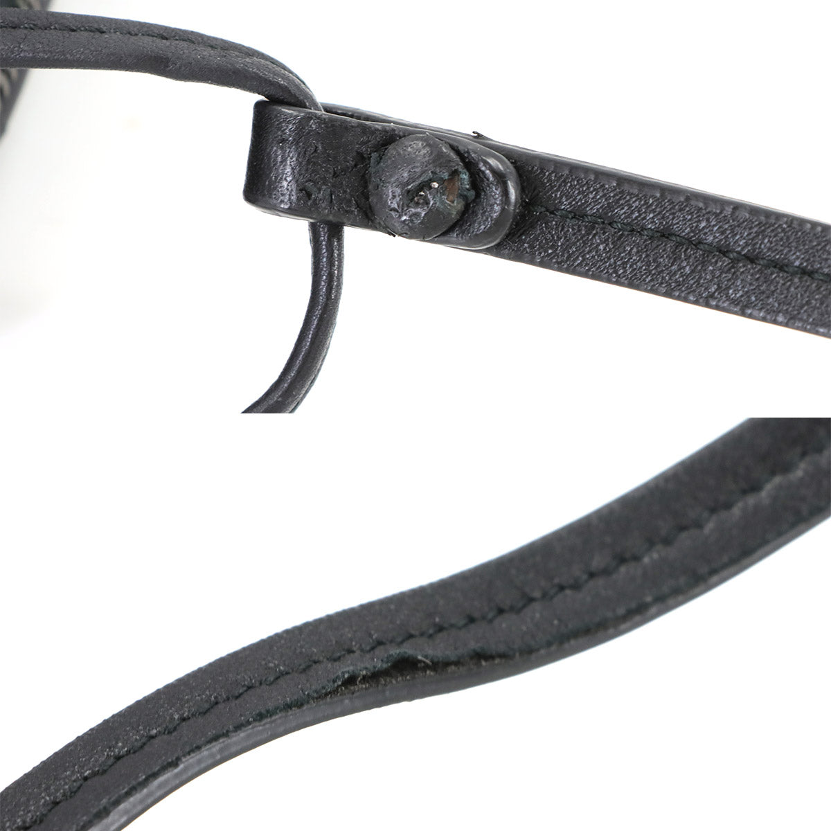 Intrecciato Nodini Shoulder Bag Leather Black