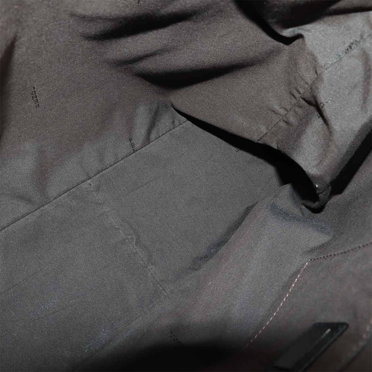 Zucchino Tote Bag Canvas Leather Black 8BH138 Purse