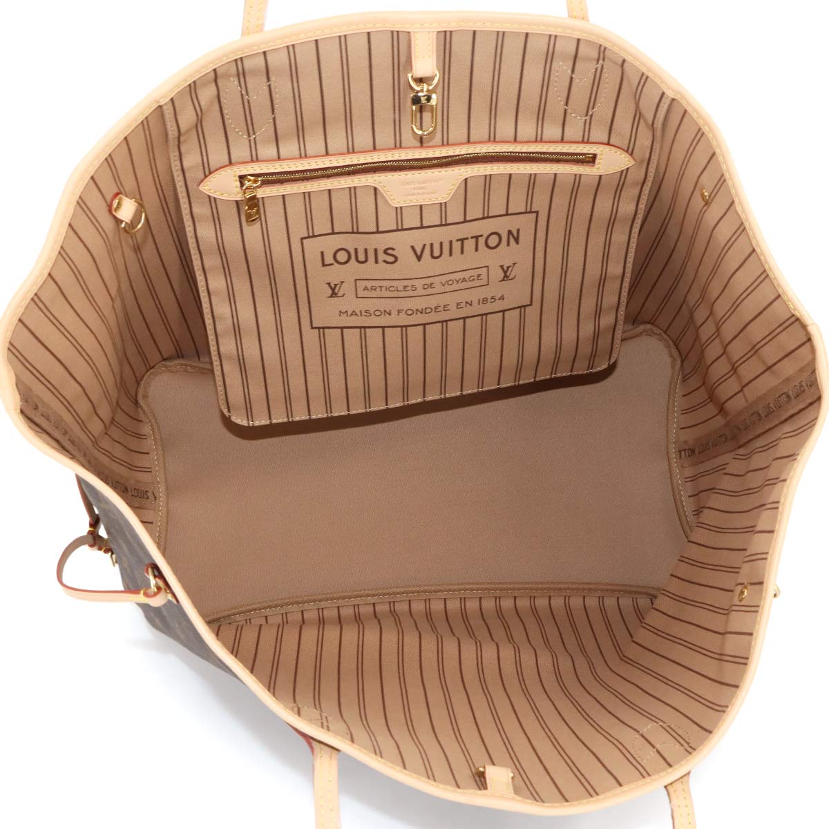 Monogram Neverfull GM Tote Bag Brown M46978 Purse