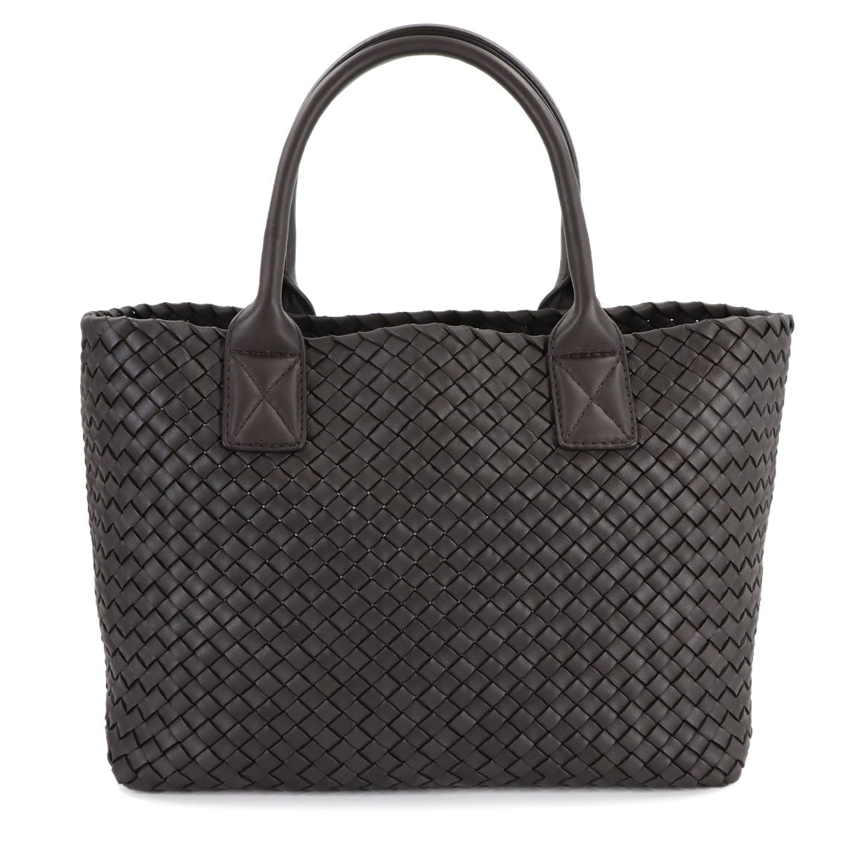 Intrecciato Cabat PM Tote Bag Leather Brown