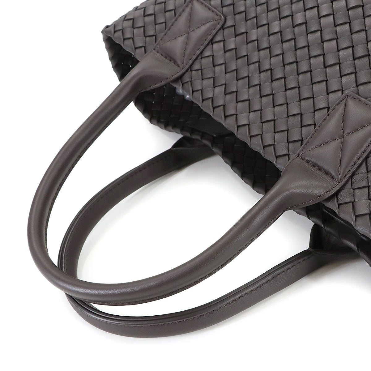 Intrecciato Cabat PM Tote Bag Leather Brown