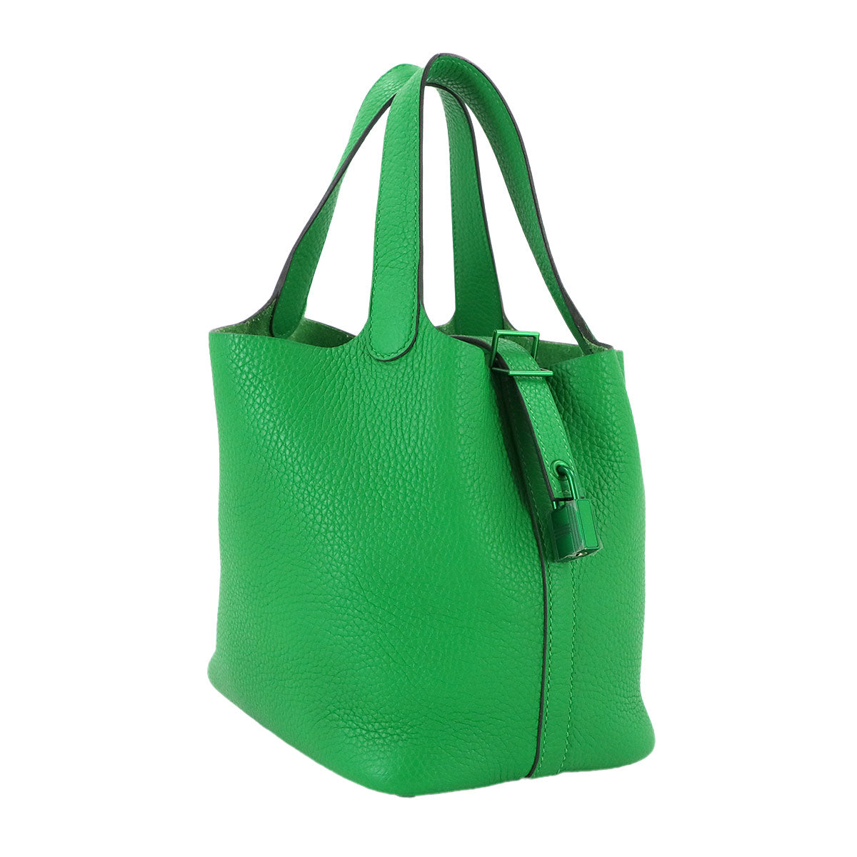Picotin Lock PM Monochrome So Green Hand Bag Bambou