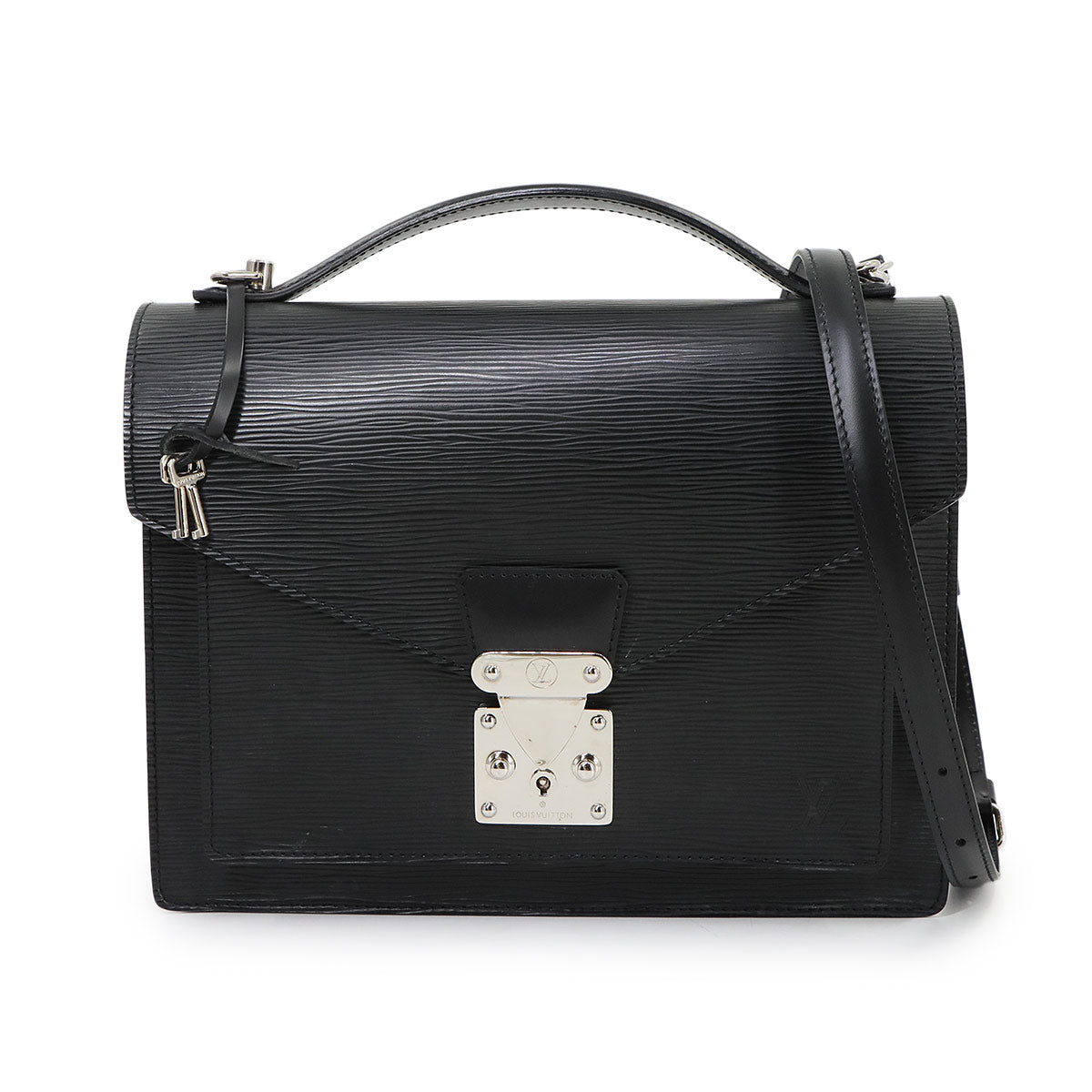 Epi Monceau 2way Hand Shoulder Bag Leather Noir M52792