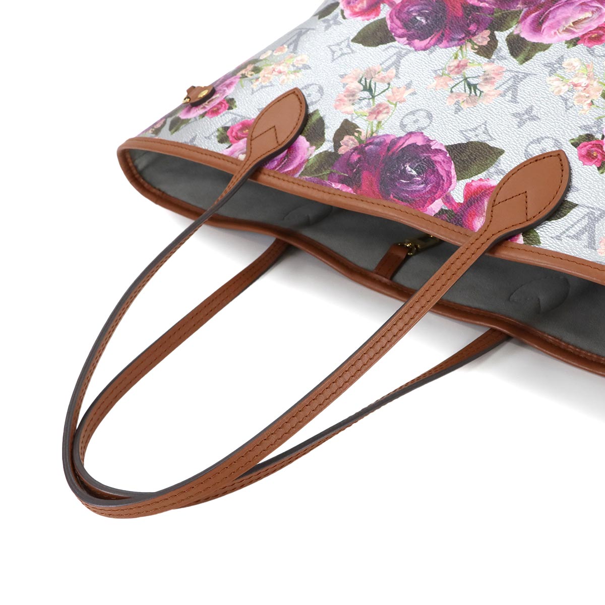 LV Garden Neverfull MM Tote Bag Silver M21352 Purse