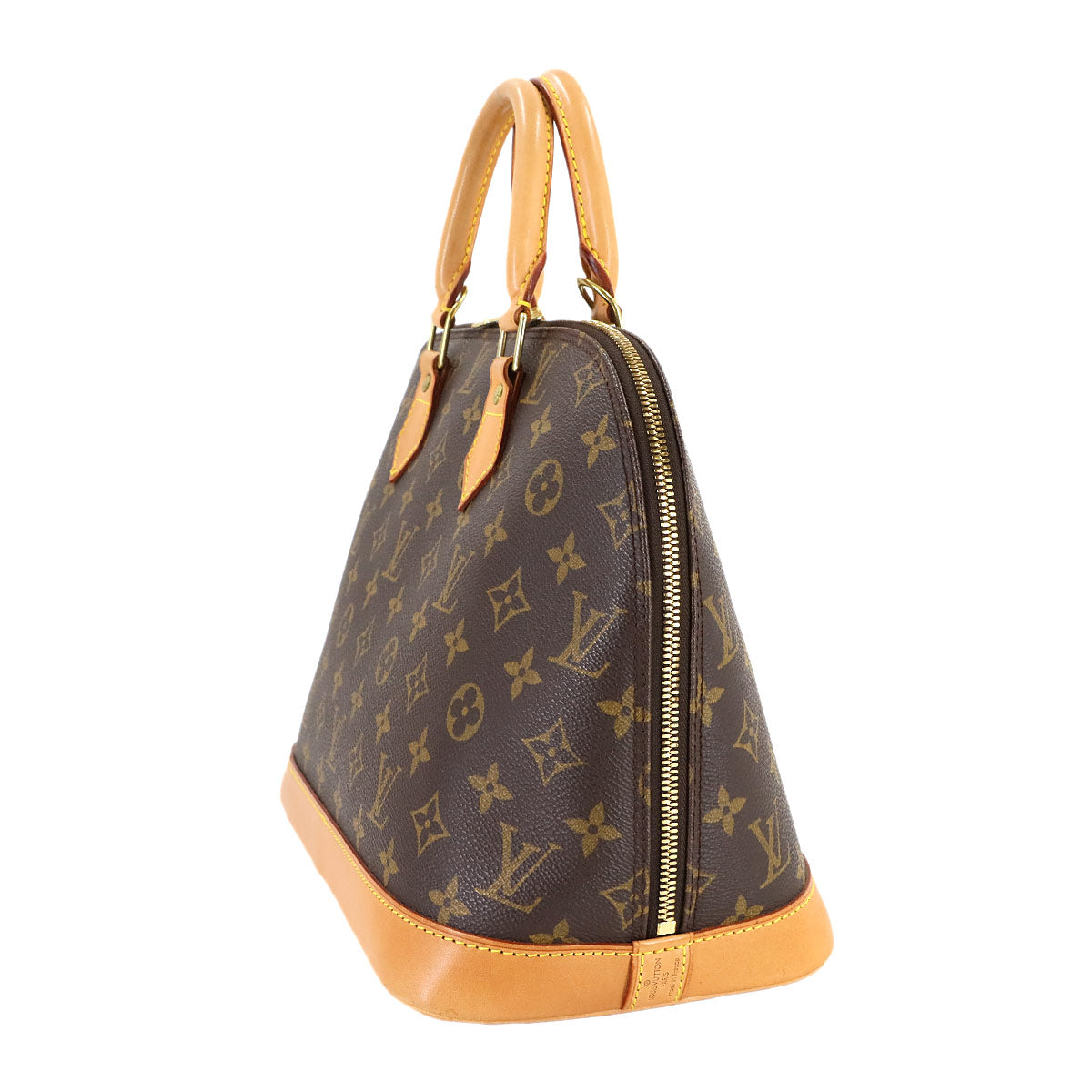 Monogram Alma Hand Bag Brown M51130 Purse