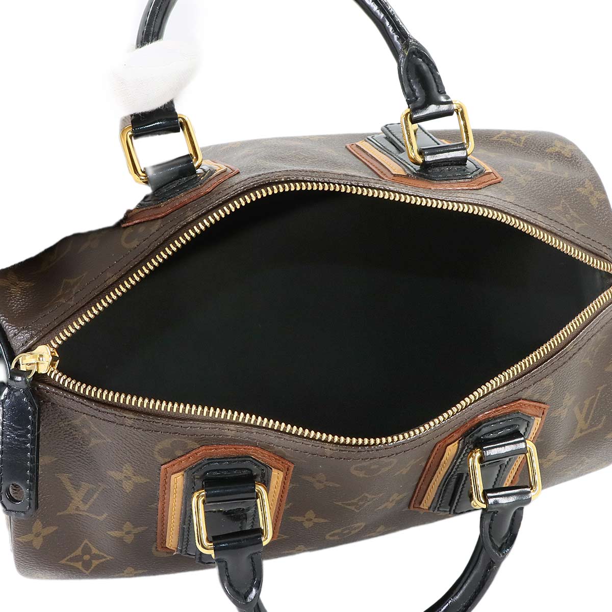 Monogram Mirage Speedy 30 Hand Bag Brown Black M95587