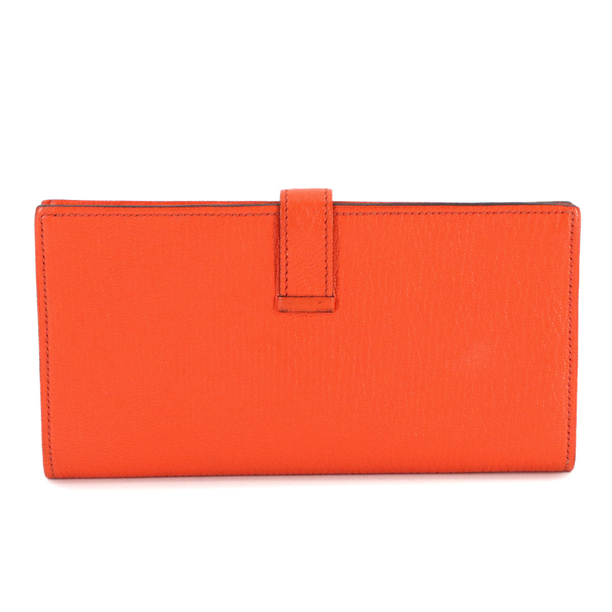 Bearn Soufflet Long Wallet Chevre Capucine