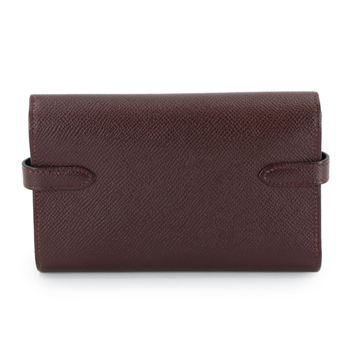 Kelly Wallet Medium Veau Epsom Bordeaux Purse