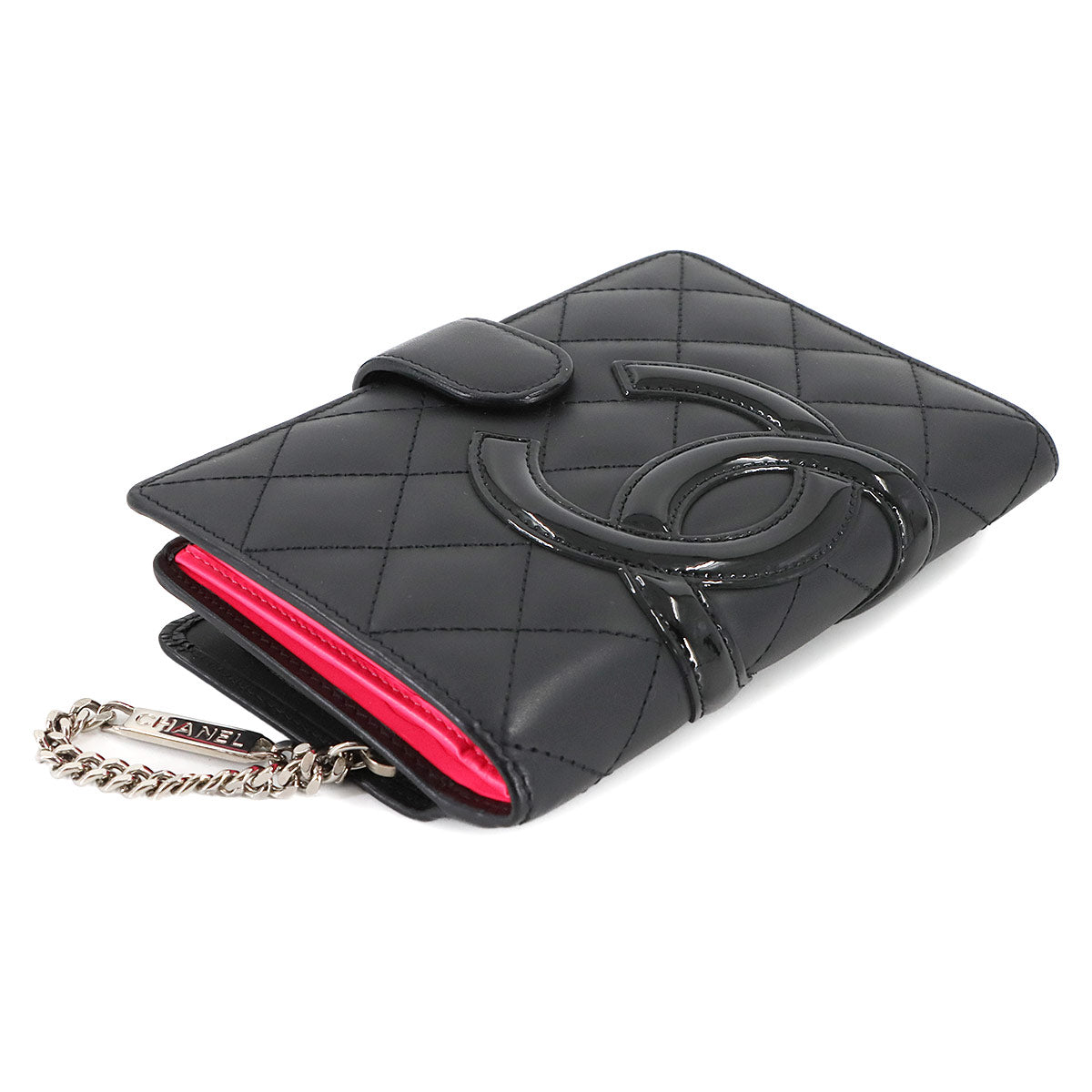 Cambon Line Wallet Leather Enamel Black A50080 Purse