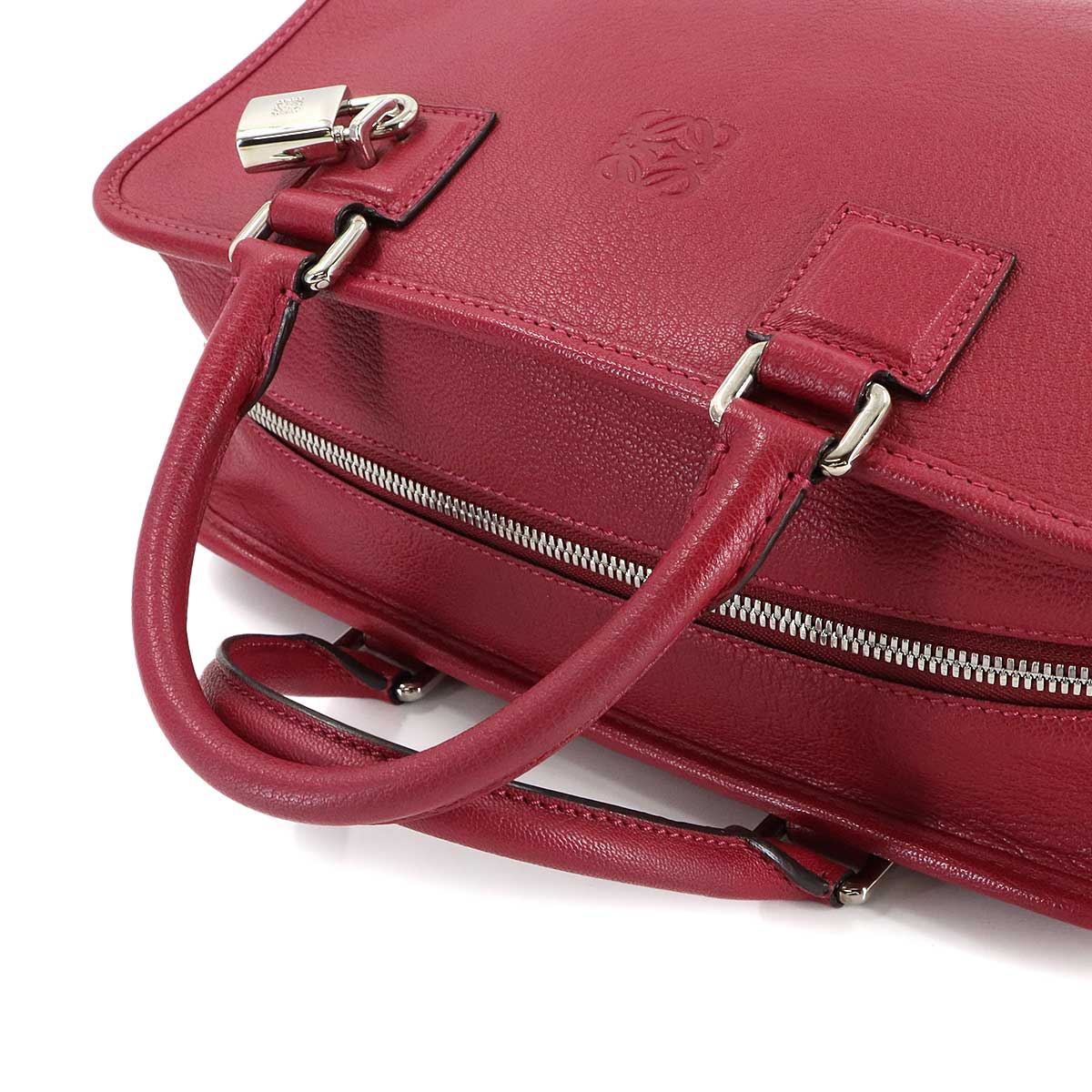 Amazona 28 Hand Bag Leather Red 352.35.A03 Anagram Purse