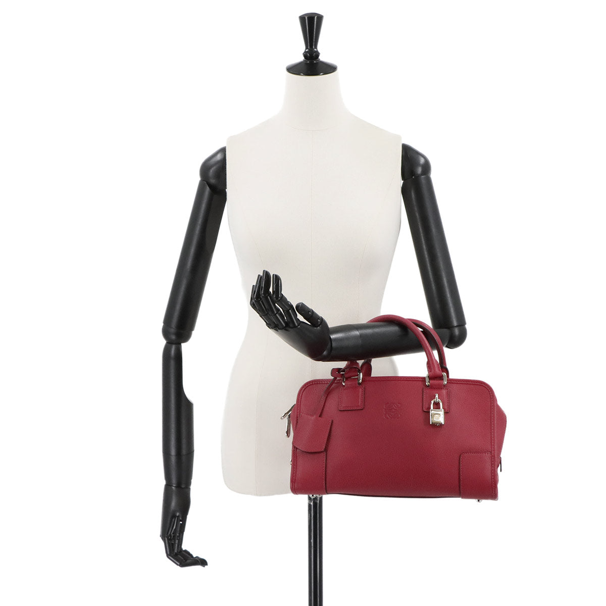 Amazona 28 Hand Bag Leather Red 352.35.A03 Anagram Purse