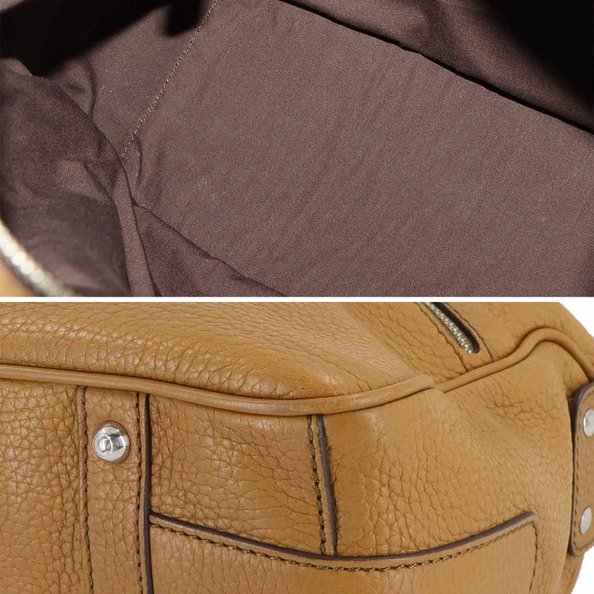 Miky Shoulder Bag Leather Brown Purse