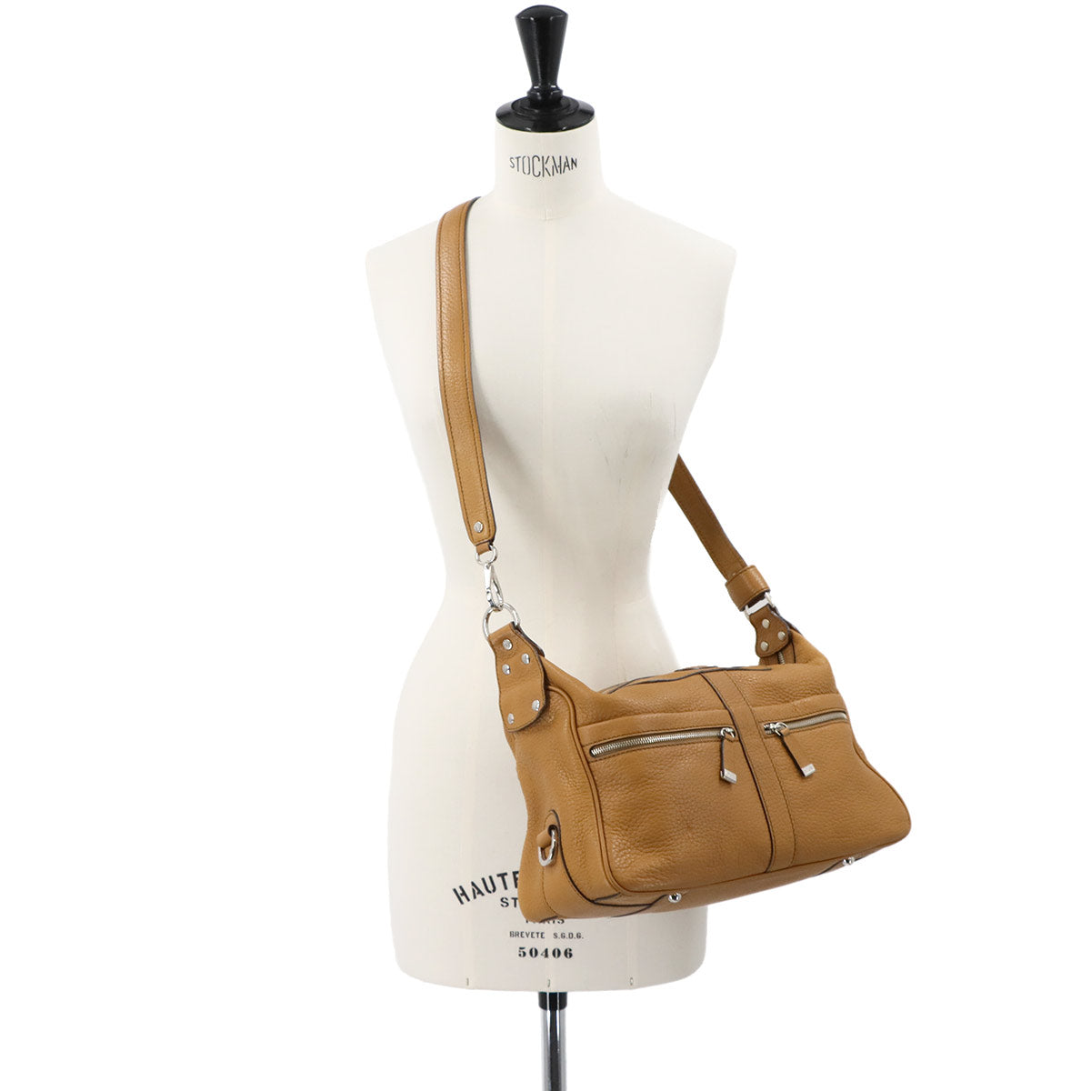 Miky Shoulder Bag Leather Brown Purse