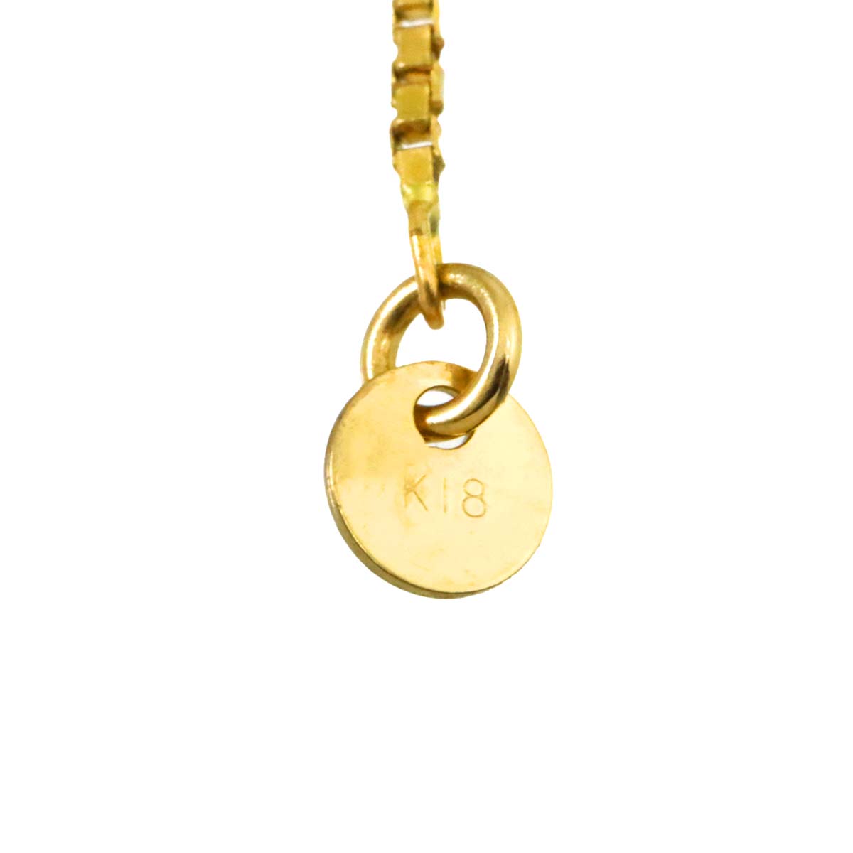 Diamond 1.00ct Necklace 18K YG Yellow Gold 750