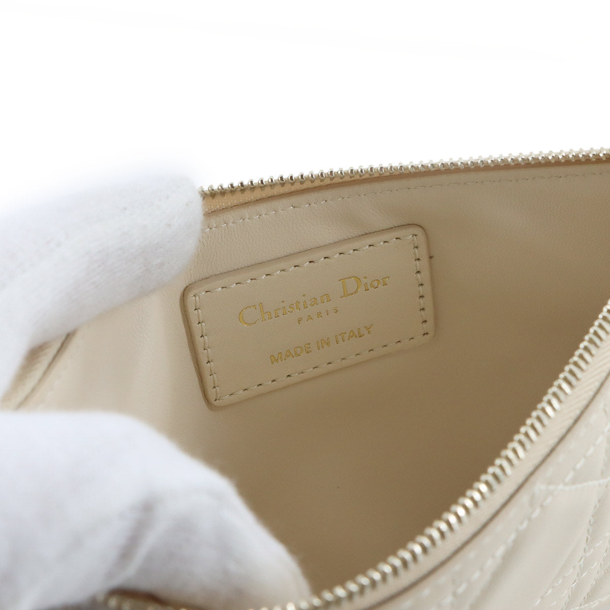 Toujours Medium Hand Bag Leather Light beige M2821OSNW
