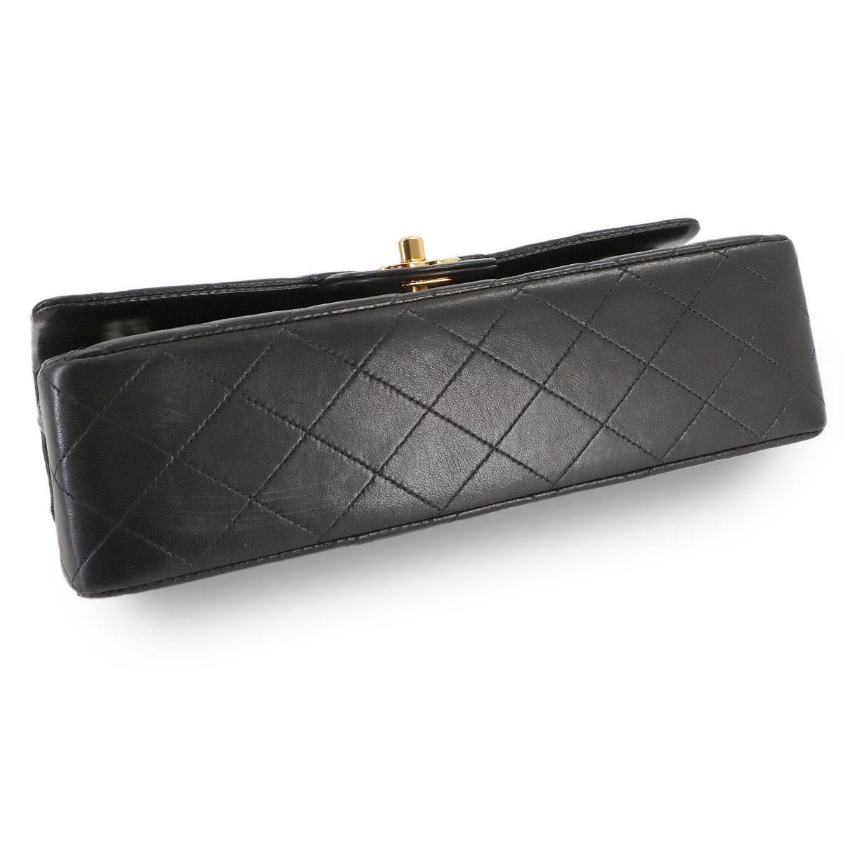 Matelasse 25 Chain Shoulder Bag Leather Black A01112 11.12