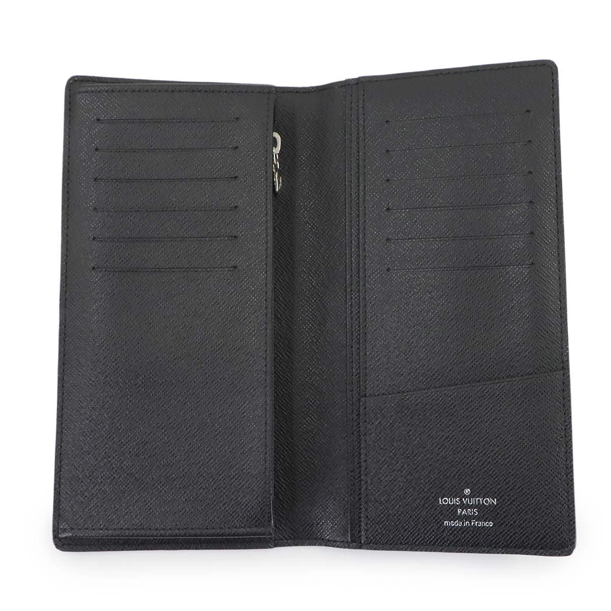 Damier Graphite Brazza Long Wallet Gray N62665 Purse