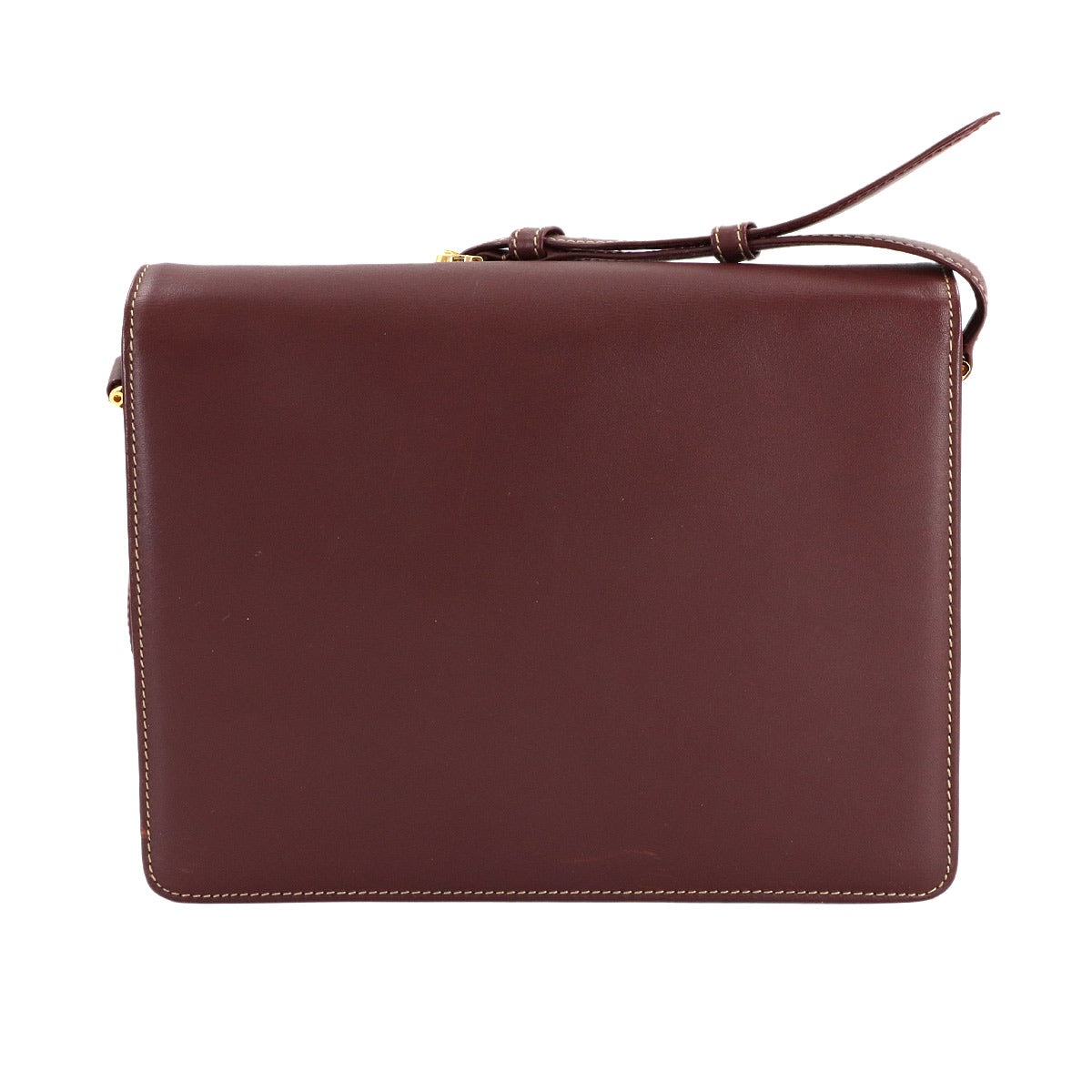 Must Line Shoulder Bag Leather Bordeaux Purse