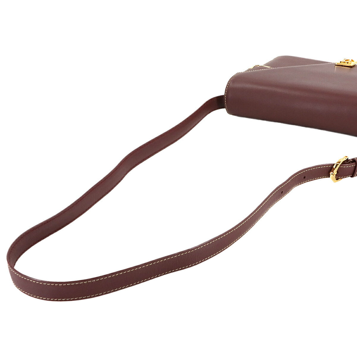 Must Line Shoulder Bag Leather Bordeaux Purse