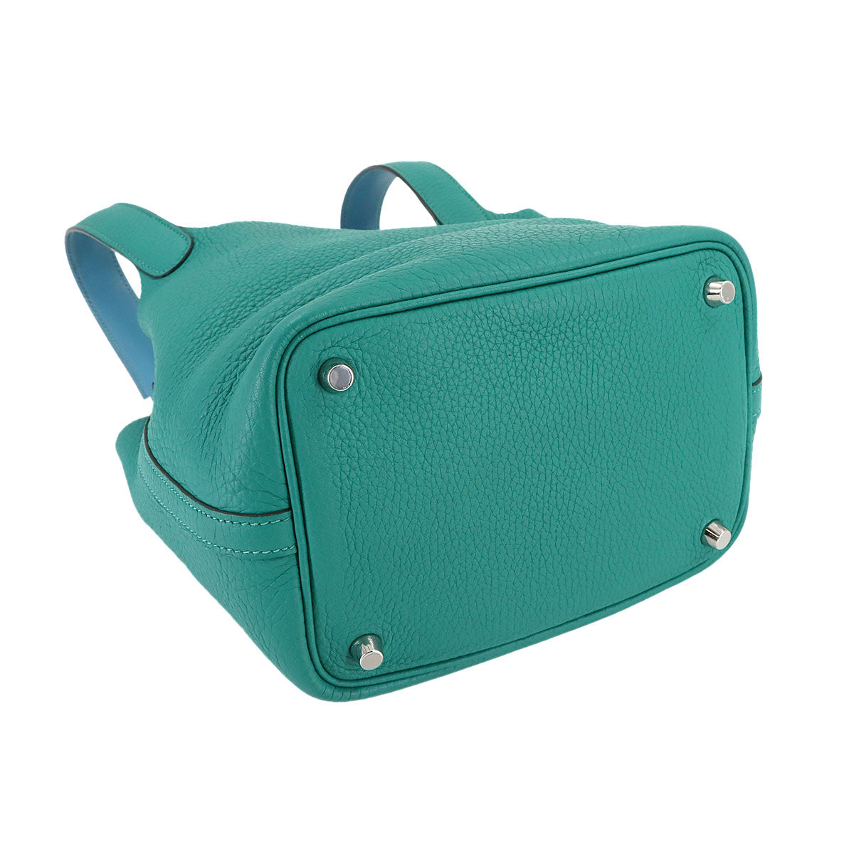 Picotin Lock Eclat PM Hand Bag Taurillon Clemence Vert Verone