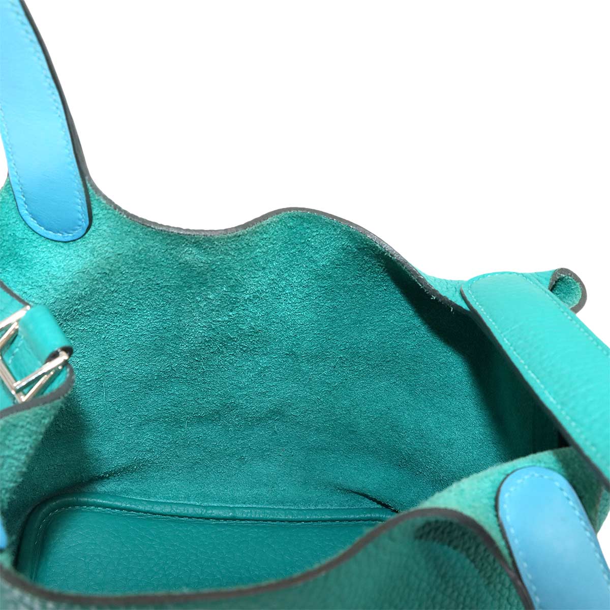 Picotin Lock Eclat PM Hand Bag Taurillon Clemence Vert Verone