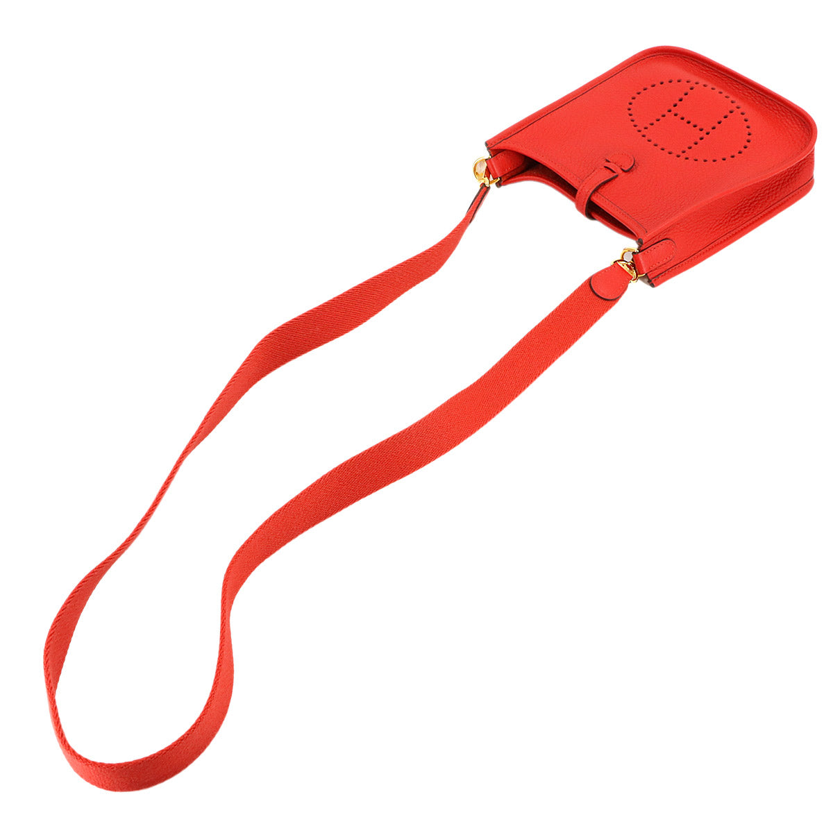 Evelyne Amazone TPM Shoulder Bag Taurillon Clemence Red