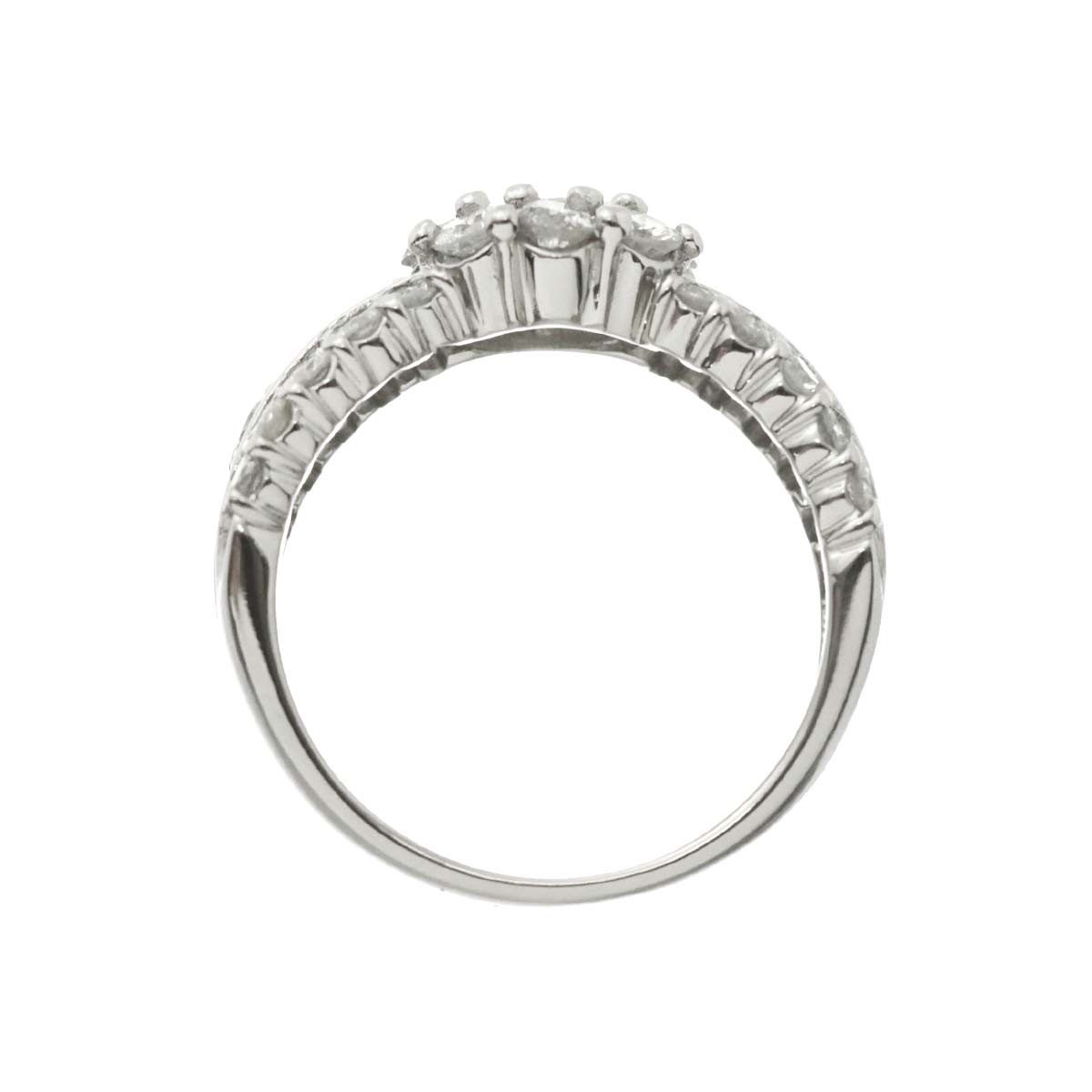 Diamond 2.00ct Ring Pt Platinum size6.5-6.75(US)