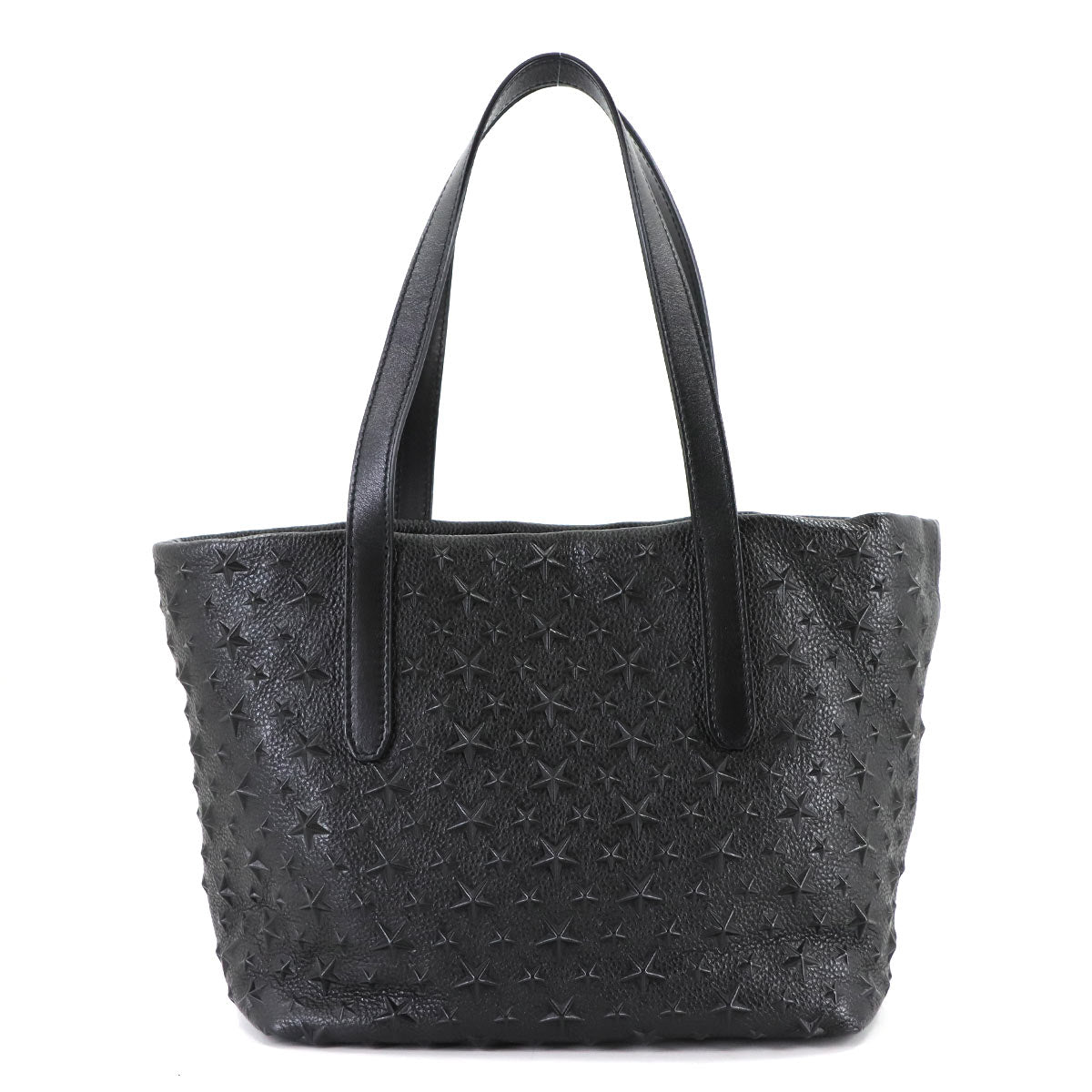 SOFIA S Tote Bag Star Embossed leather Black SOFIASEMG