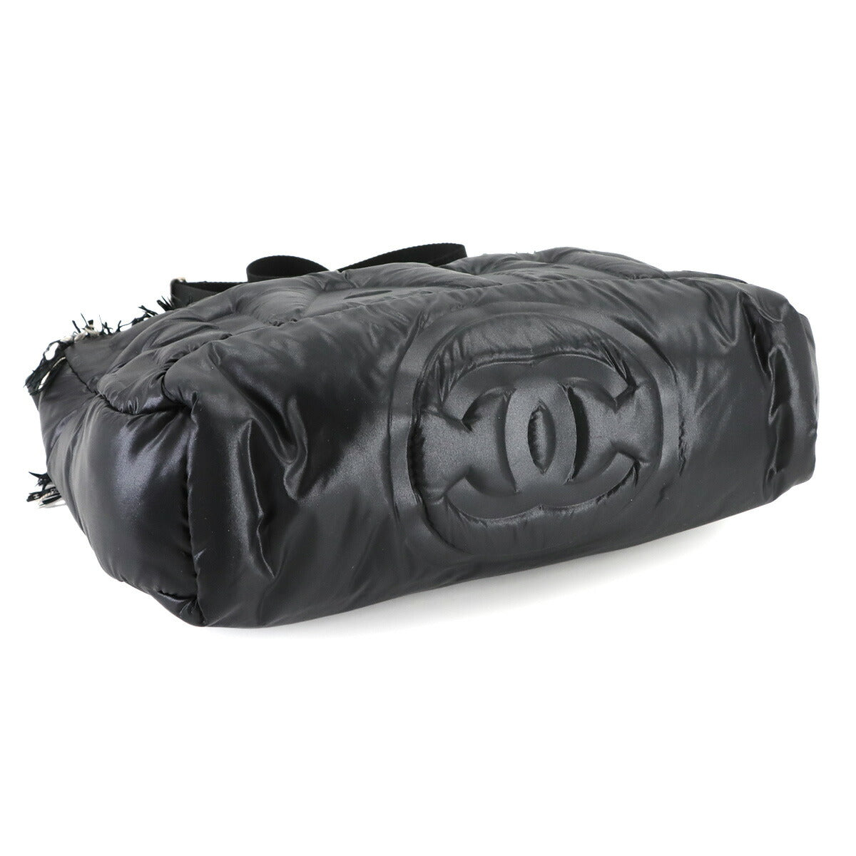 Coco Neige Shoulder Bag Nylon Black A57587 Coco Logos Purse