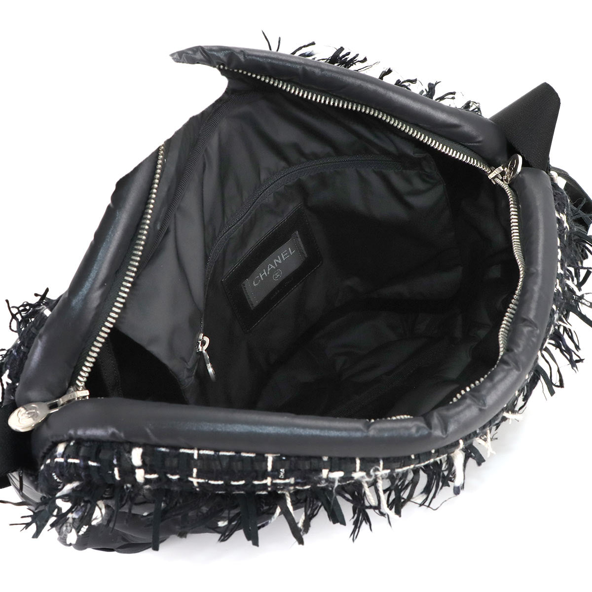 Coco Neige Shoulder Bag Nylon Black A57587 Coco Logos Purse