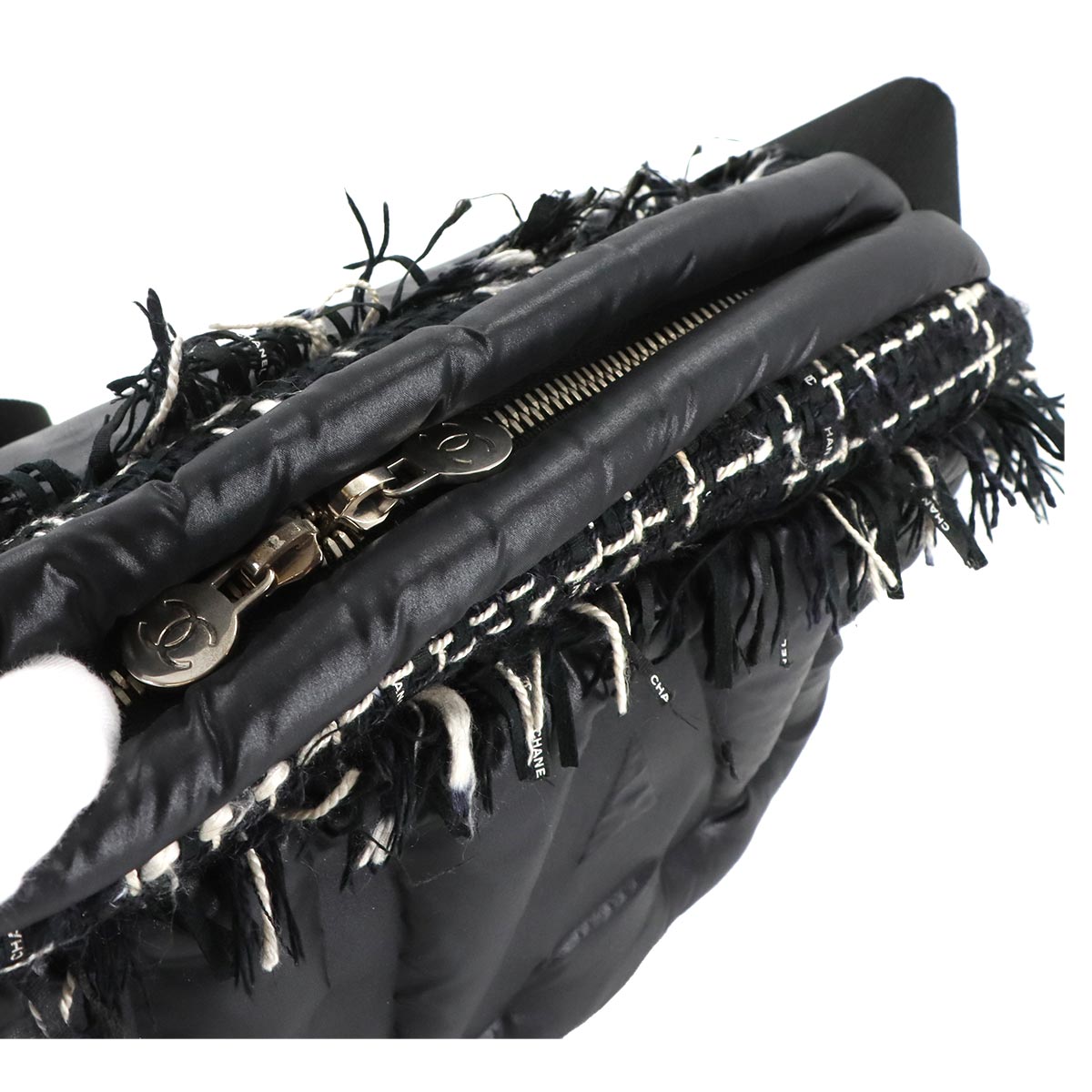 Coco Neige Shoulder Bag Nylon Black A57587 Coco Logos Purse