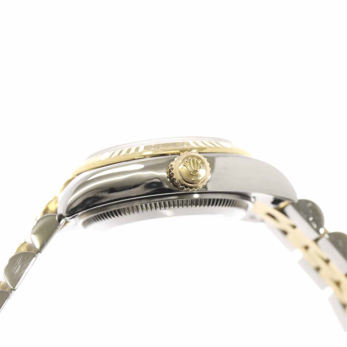 Datejust 179173G Serial F 750 YG 10P Diamond Gold Dial Ladies