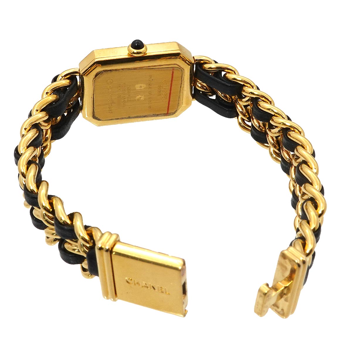 Premiere Size L H0001 Vintage Quartz Black Dial Ladies Watch