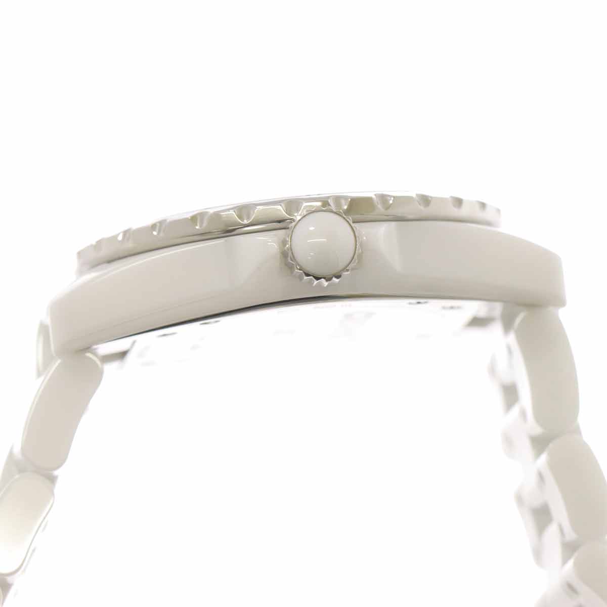 J12 38mm H1629 12P Diamond Automatic White Dial Mens Watch