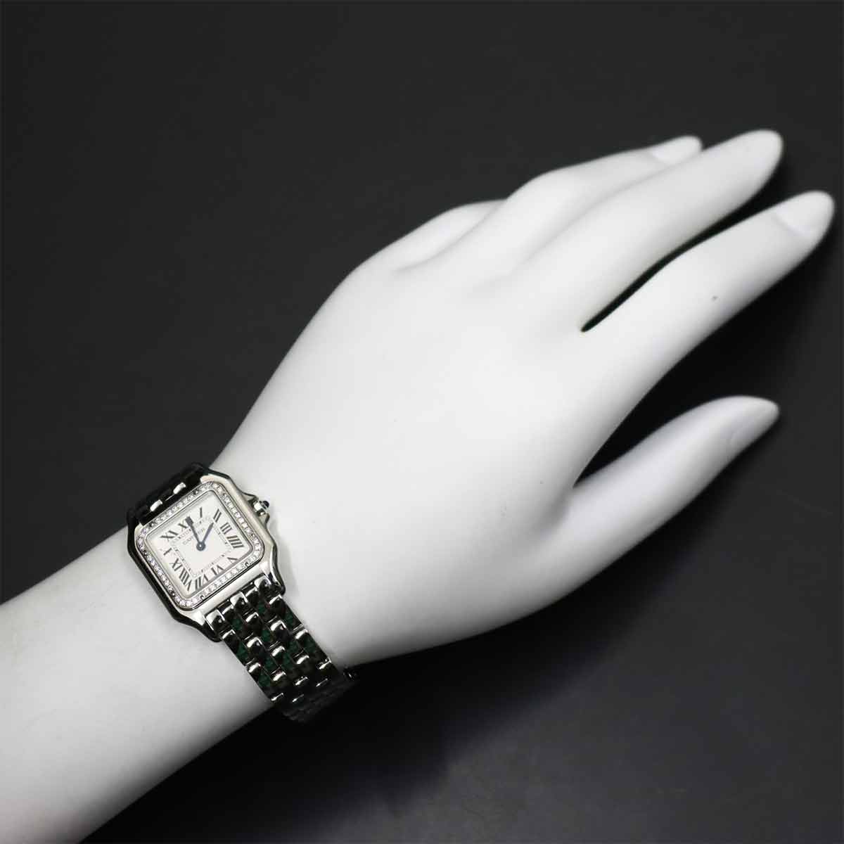 Panthere de Cartier MM W4PN0008 Quartz Silver Dial Boys