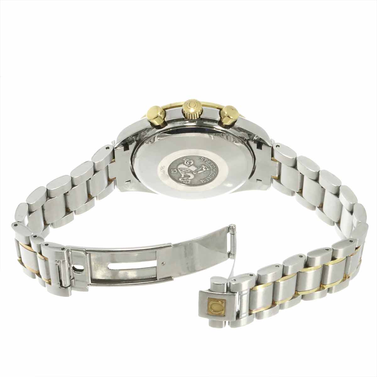 Speedmaster Mark40 3313.53 Chronograph Date 750 YG Black Dial