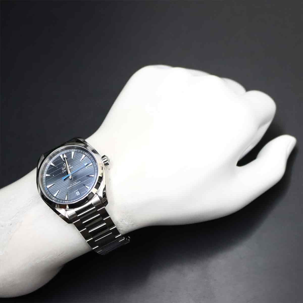 Seamaster Aqua Terra 220.10.41.21.03.002 Blue Dial Mens Watch