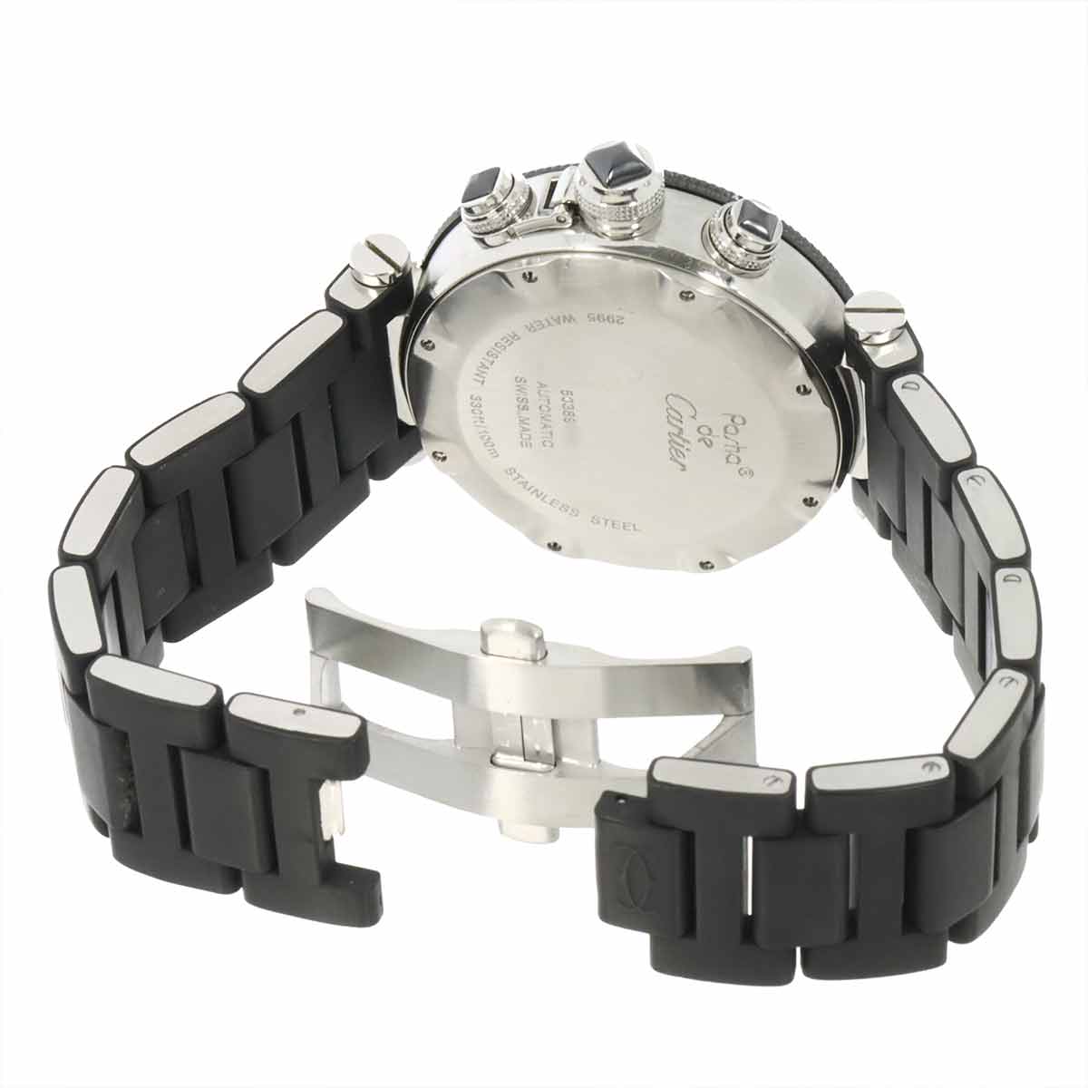 Pasha Chronograph W31088U2 Automatic Black Dial Mens