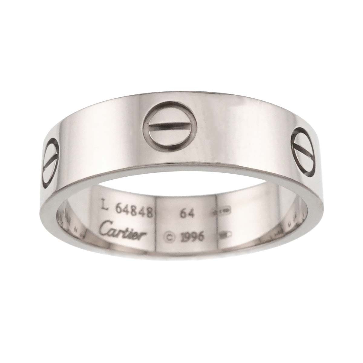 Love Ring 18K White Gold 750 size64 10.25(US)