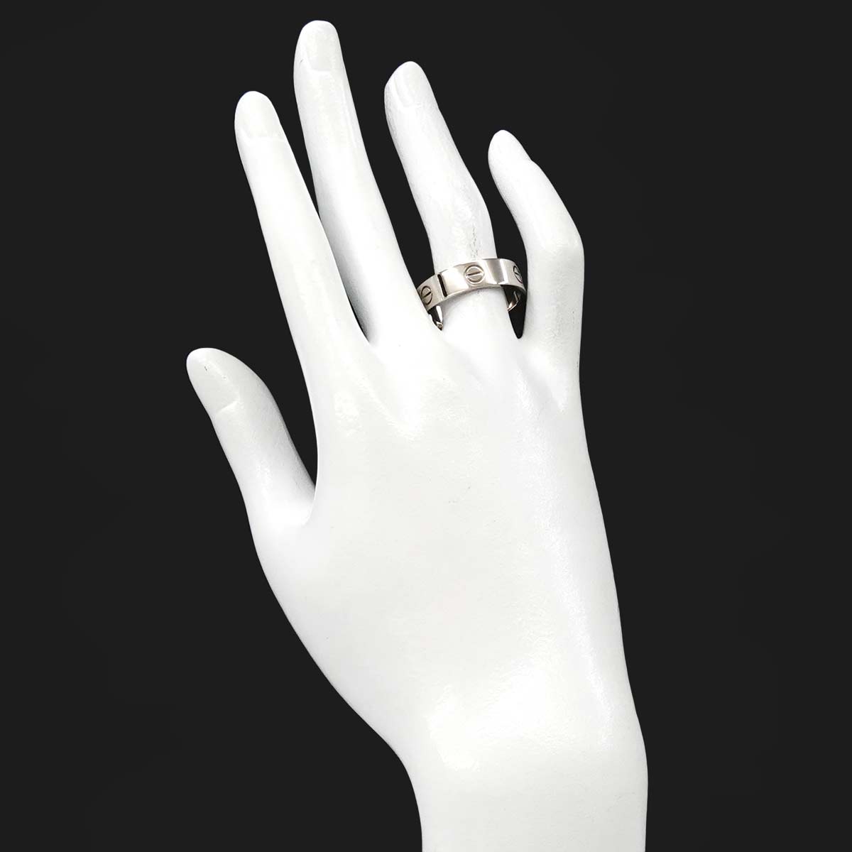 Love Ring 18K White Gold 750 size64 10.25(US)