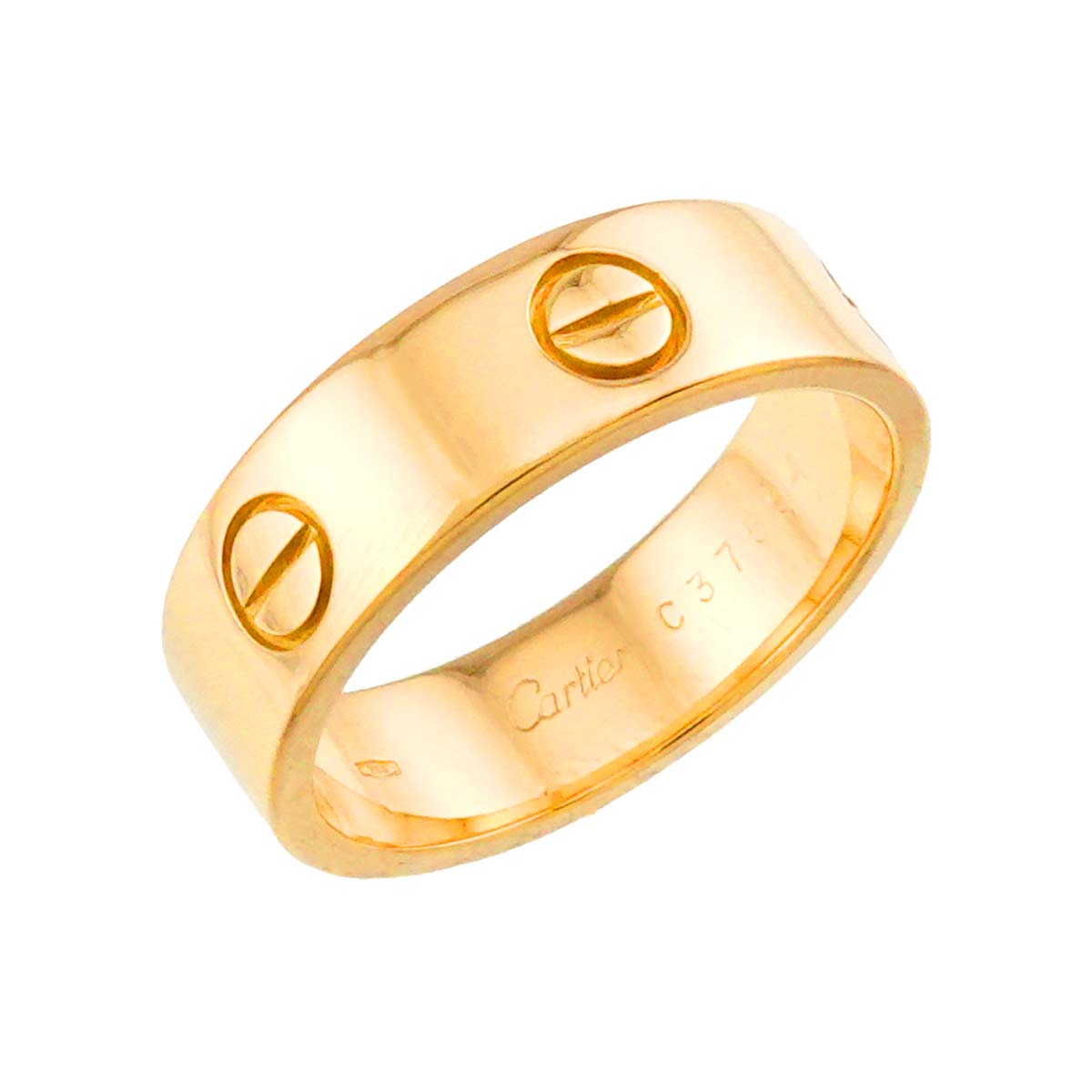 Love Ring 18K Yellow Gold 750 size58 7.75-8(US)