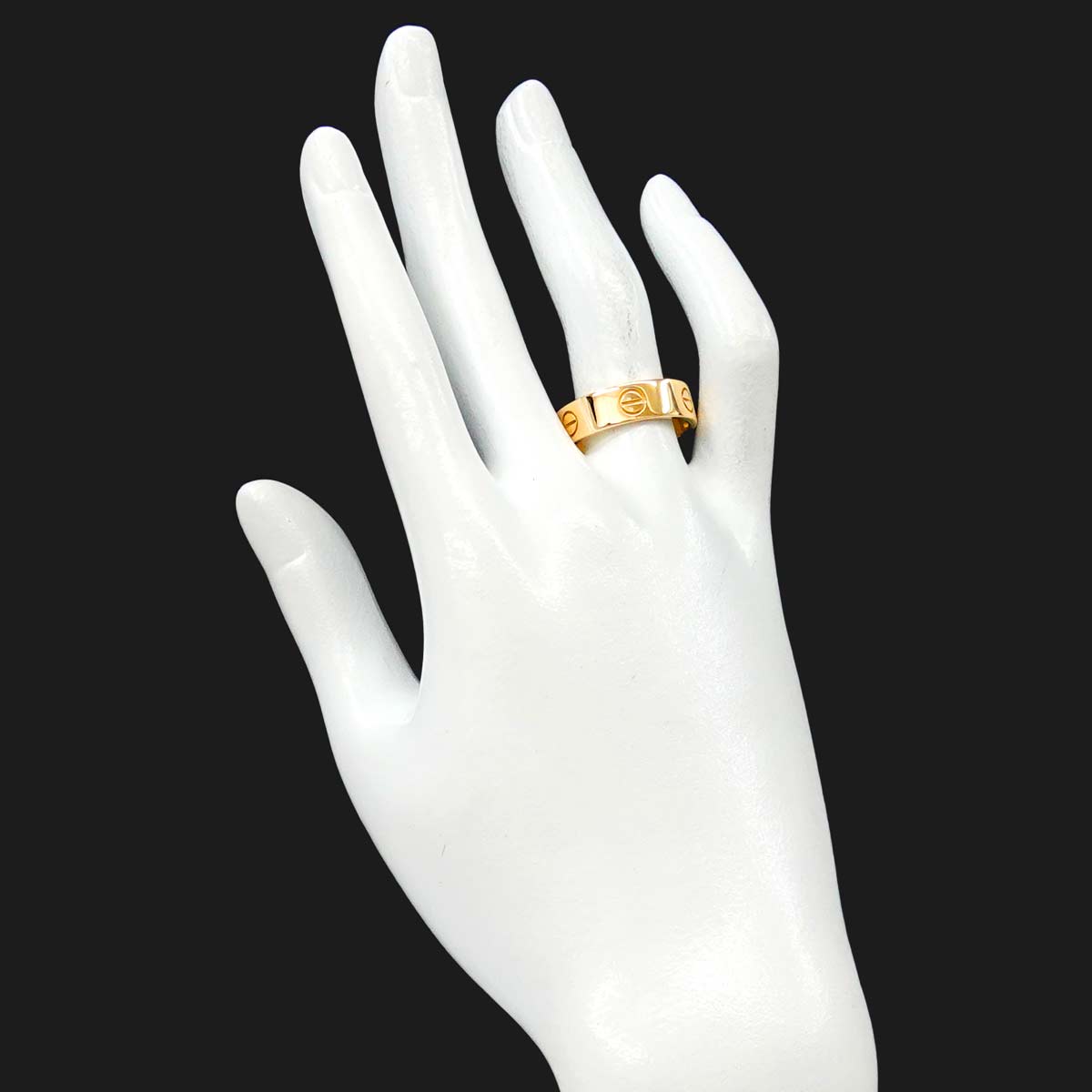 Love Ring 18K Yellow Gold 750 size58 7.75-8(US)