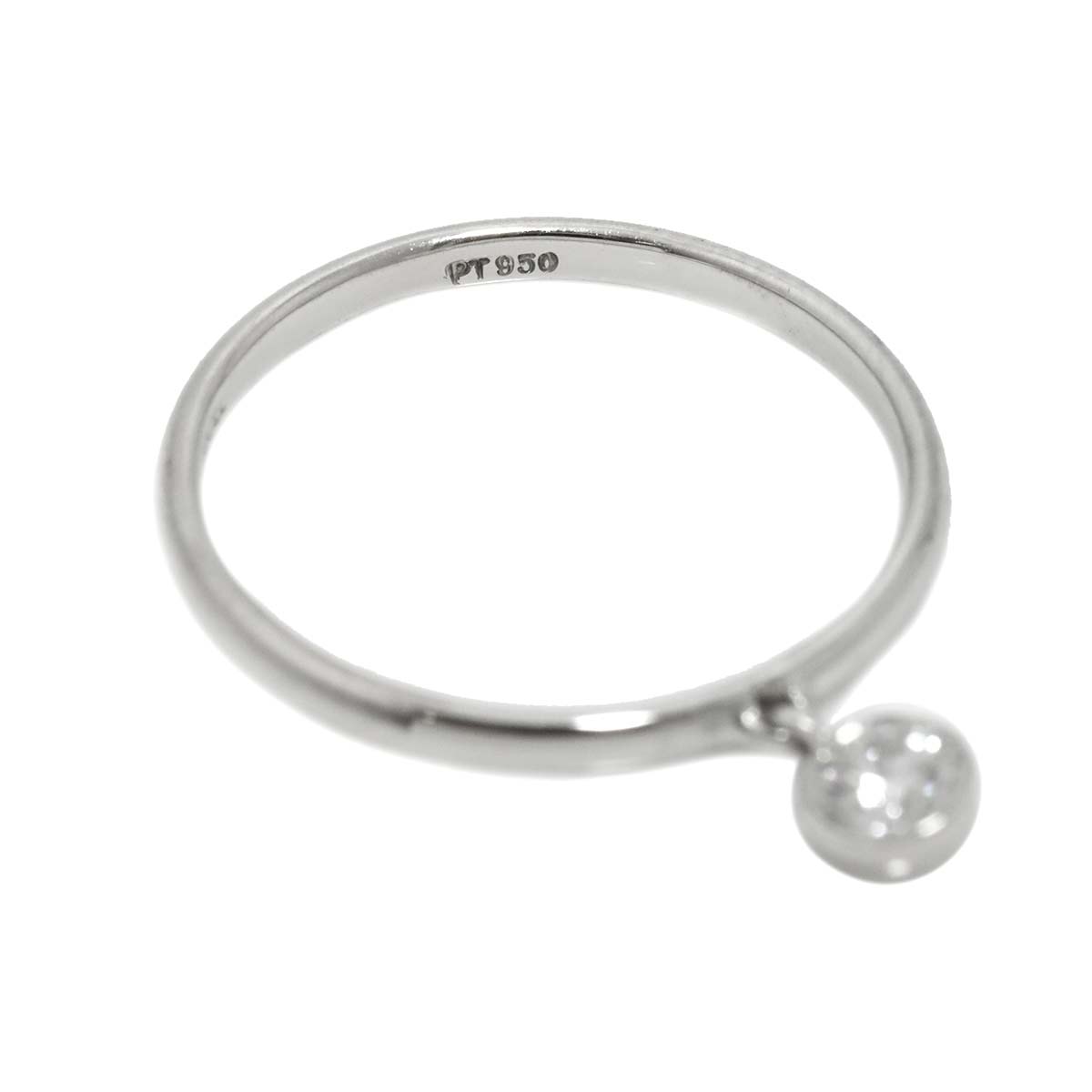 Diamond Ring Pt Platinum Size5.75-6(US)