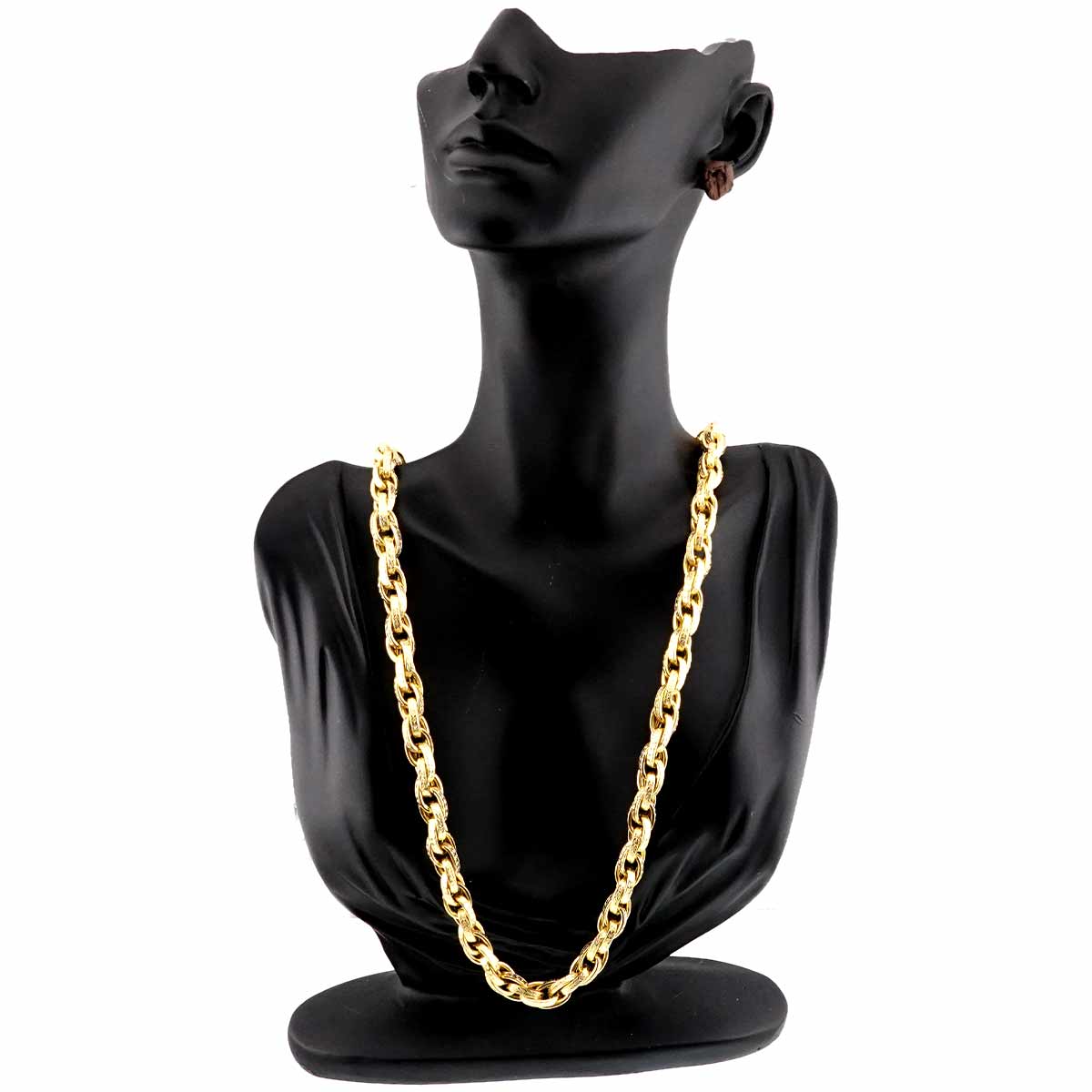 Chain Long Necklace 18K Yellow Gold 750