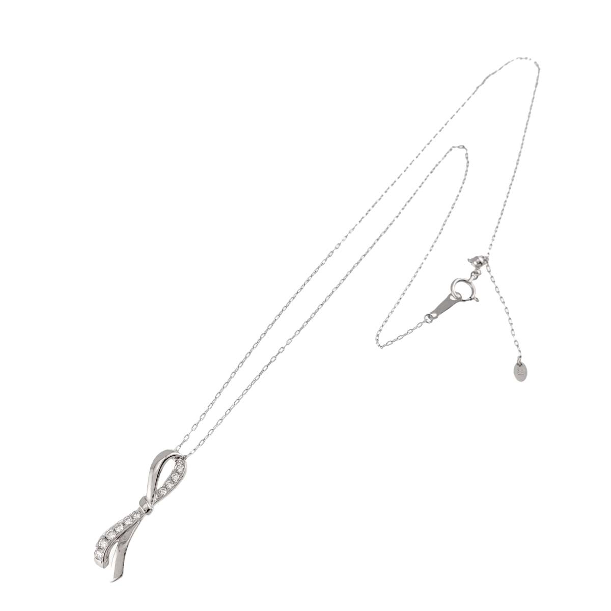 Diamond 0.22ct Necklace Pt Platinum