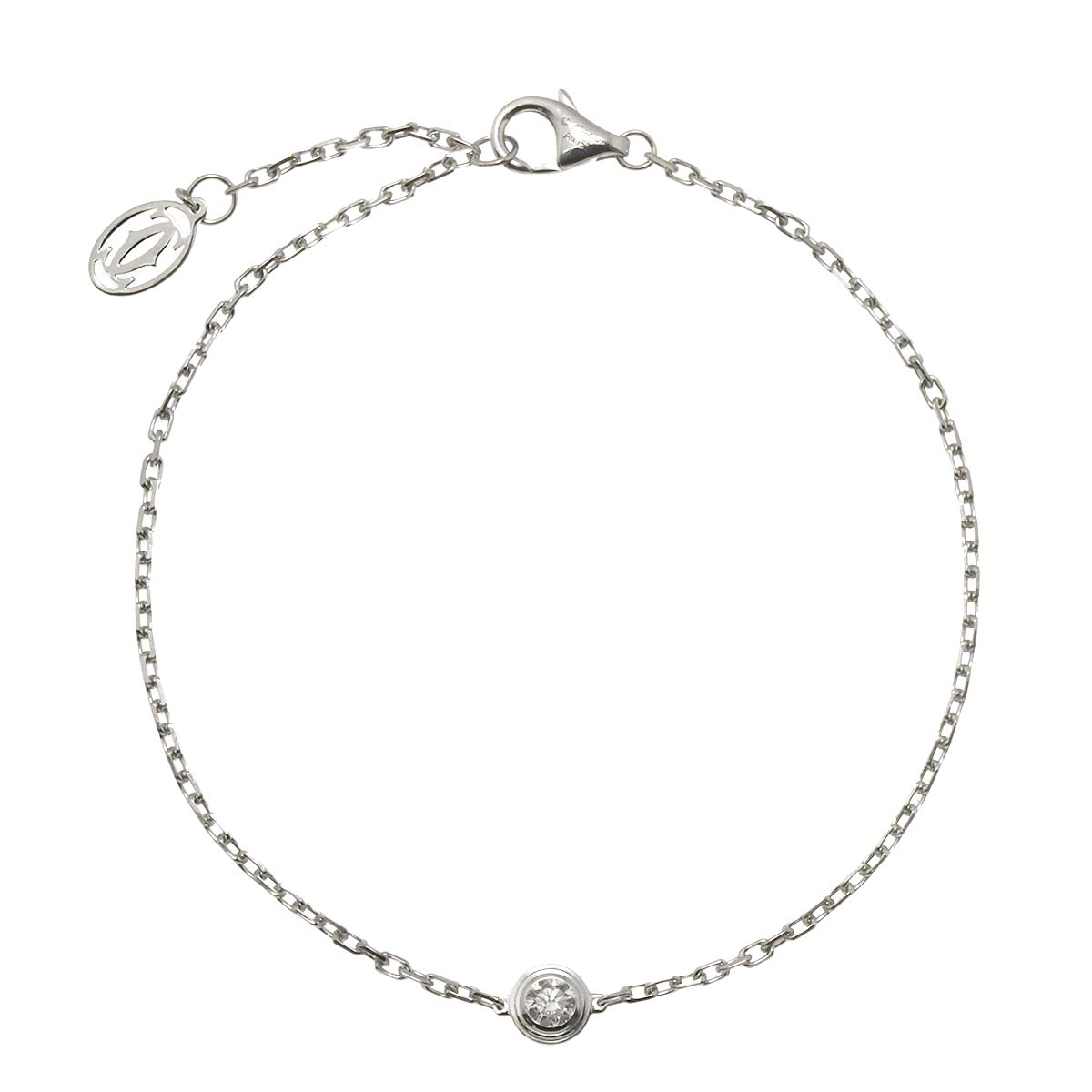 d Amour Diamond Bracelet LM 18K White Gold 750