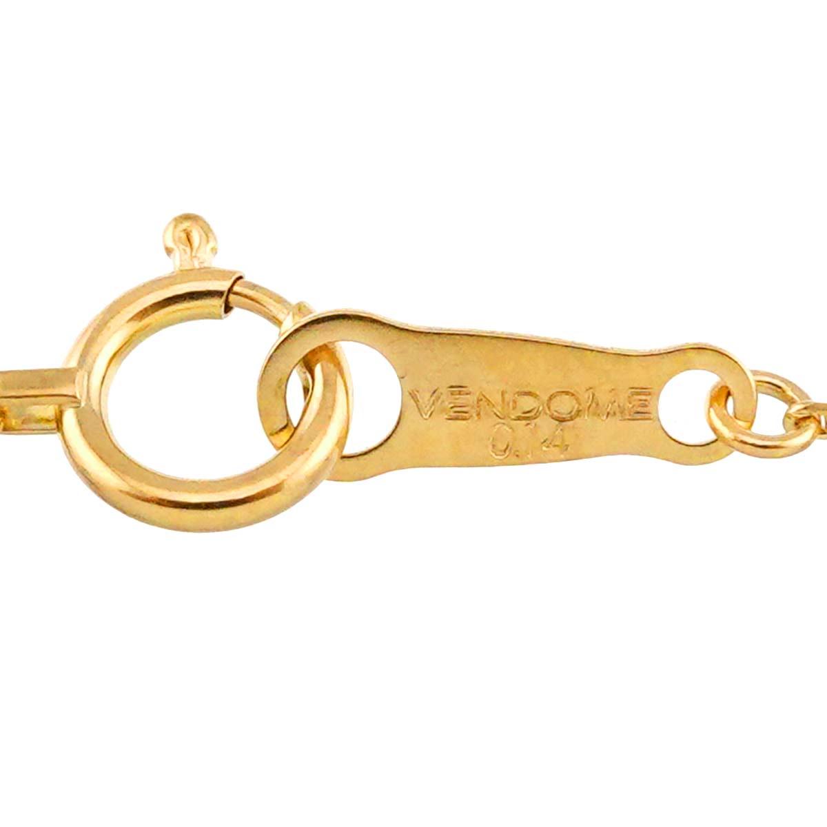 Diamond 0.14ct Necklace 18K Yellow Gold 750