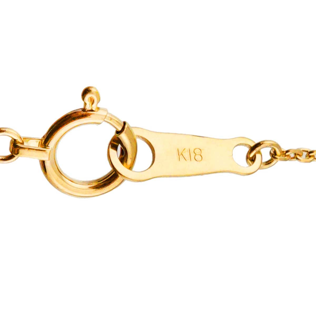 Diamond 0.14ct Necklace 18K Yellow Gold 750