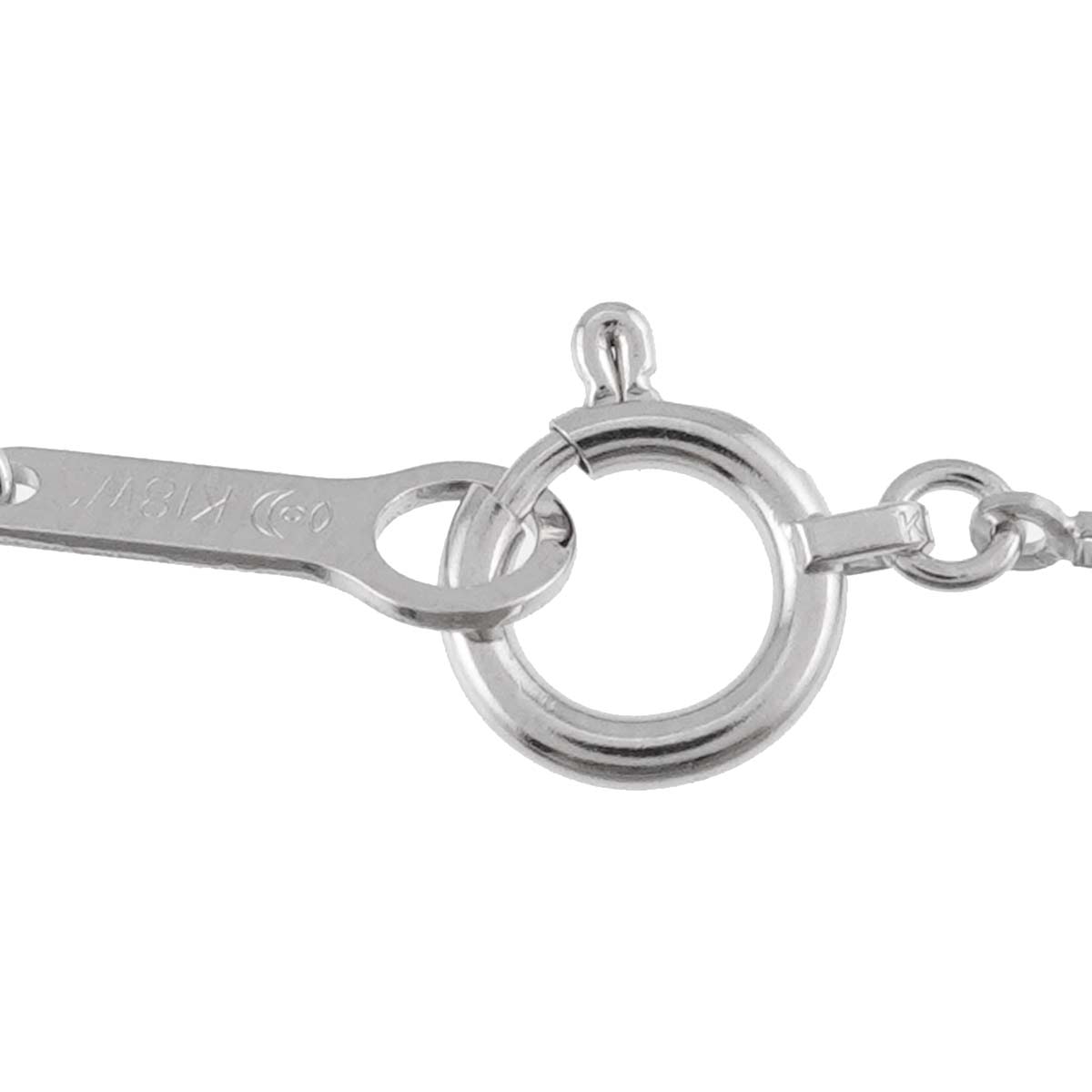 Trilogy Diamond 0.53ct Necklace 18K WG 750