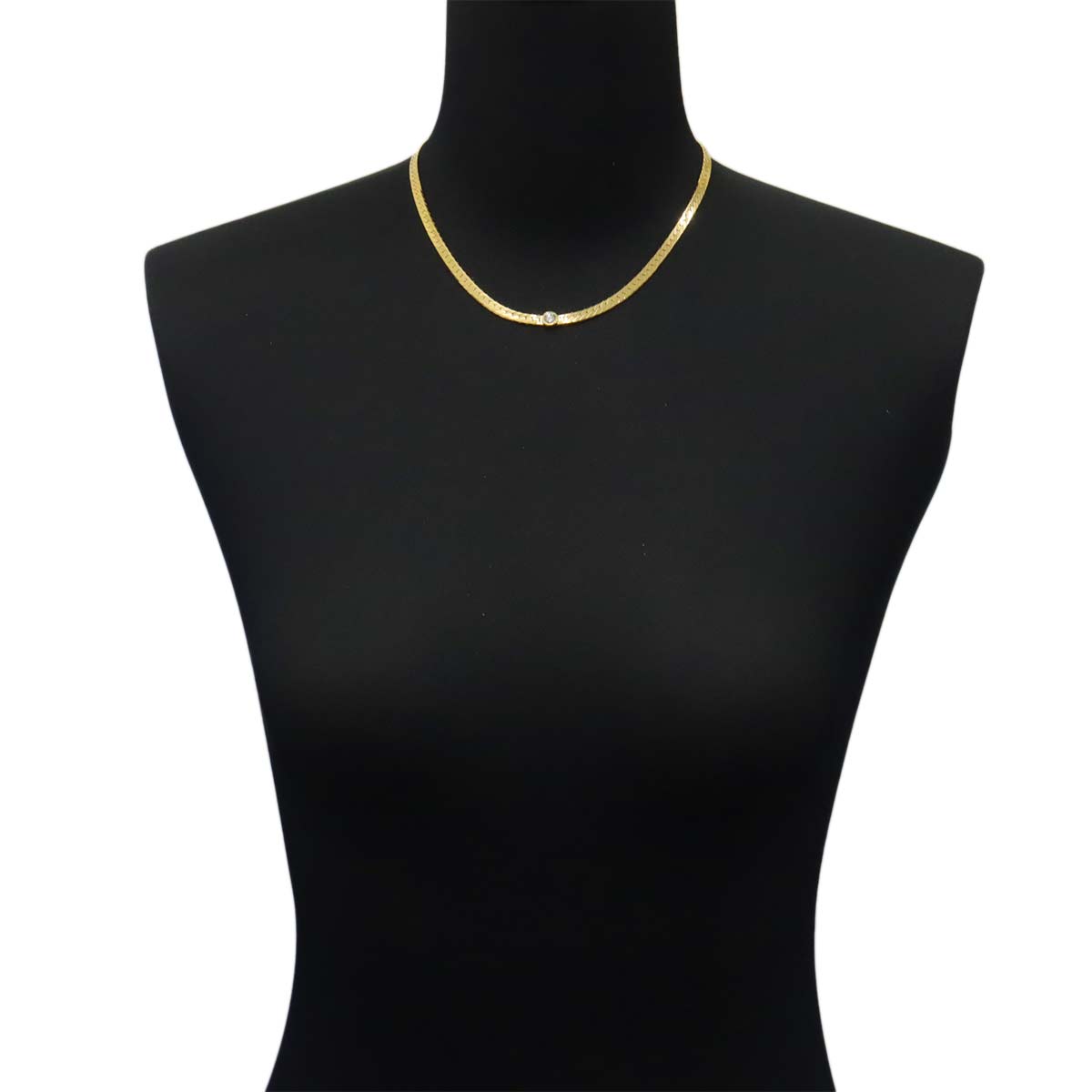 Diamond 0.43ct Necklace 18K YG 750